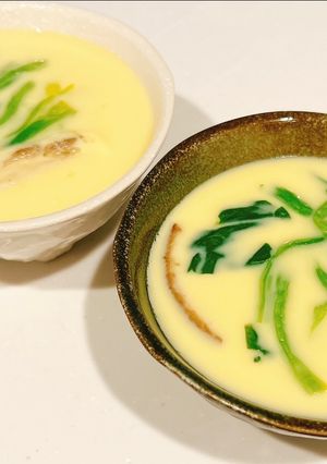 材料３つ　フライパンで小鉢の茶碗蒸し-レシピのメイン写真