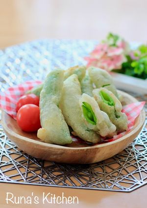 スナップエンドウのふっくら米粉フリッター-レシピのメイン写真