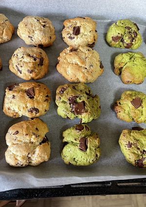 チョコスコーン　抹茶チョコスコーン-レシピのメイン写真