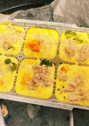 離乳食後期!!洋風かぼちゃ茶碗蒸し-レシピのメイン写真