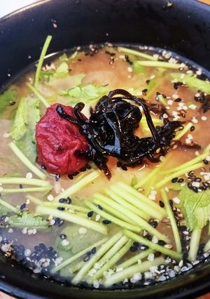 味噌汁茶漬け（ねこまんま）-レシピのメイン写真