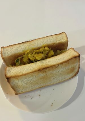 カボチャコロッケ風サンド-レシピのメイン写真