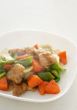 安い豚バラ肉で作る★くるくる酢豚-レシピのメイン写真