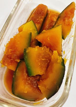 レンジで簡単!かぼちゃの煮物-レシピのメイン写真