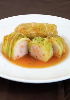 エビ団子入りロールキャベツ-レシピのメイン写真