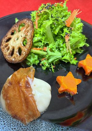 カチョカバロチーズとチョレギサラダ-レシピのメイン写真