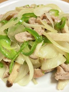 豚肉とピーマンの炒めもの-レシピのメイン写真