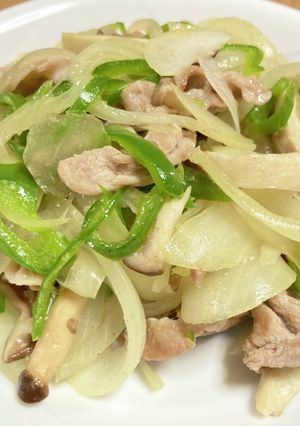 豚肉とピーマンの炒めもの-レシピのメイン写真