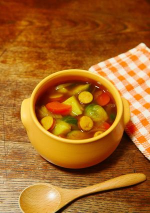 レンジで簡単♪スパイス香る★カレースープ-レシピのメイン写真