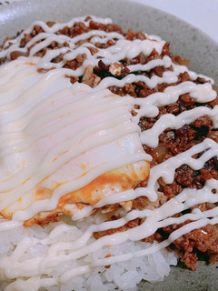 簡単♡ずぼら飯♡ロコモコ丼風♡-レシピのメイン写真