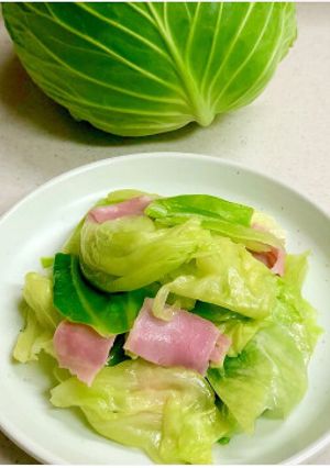 ★レンジでキャベツ炒め 　キャベツソテー-レシピのメイン写真