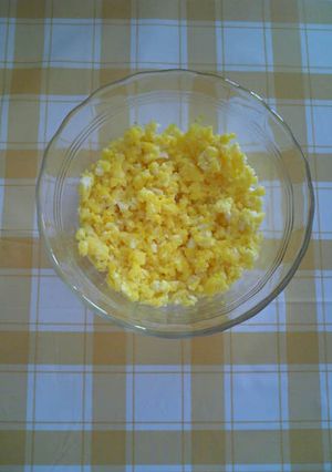 レンジで1分!!美味しいいり卵♪-レシピのメイン写真