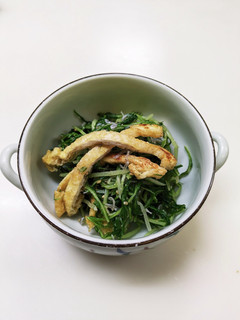 水菜と炙り薄揚げの和物-レシピのメイン写真
