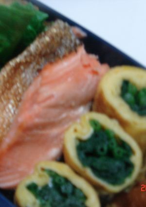 くるくる～ほうれん草卵-レシピのメイン写真