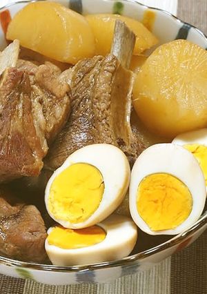 お箸でスルッ！スペアリブと大根の甘辛煮♪-レシピのメイン写真
