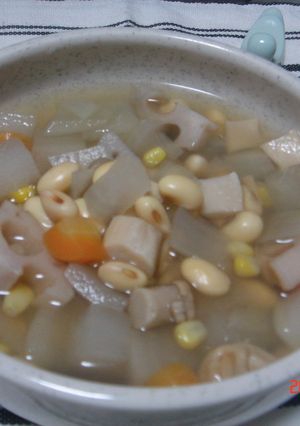 大豆&6種ベジの食べるスープ☆-レシピのメイン写真
