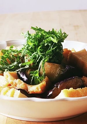 厚揚げ&揚げなす☆丼☆昼食☆夕食☆夜食-レシピのメイン写真