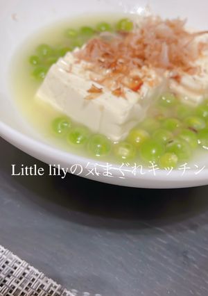 グリンピースの温奴-レシピのメイン写真
