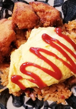 炊飯器でケチャップライス！-レシピのメイン写真