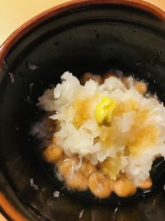 毎日の納豆●ダイコンおろし辛子&醤油添え-レシピのメイン写真