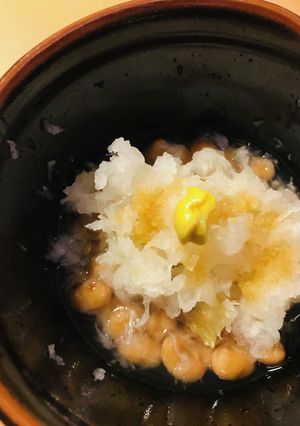 毎日の納豆●ダイコンおろし辛子&醤油添え-レシピのメイン写真