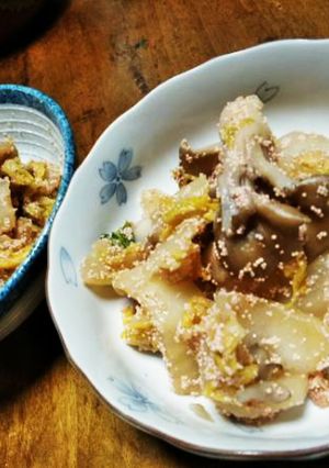 白菜と舞茸 明太子風味の炒めもの-レシピのメイン写真