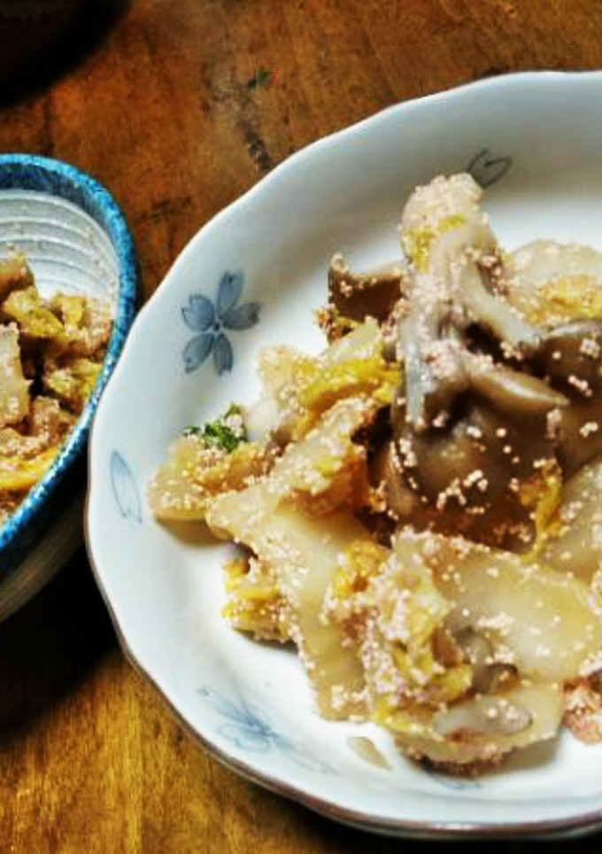 白菜と舞茸 明太子風味の炒めもの-レシピのメイン写真