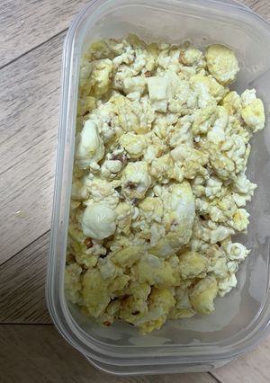 炒り豆腐＆卵[幼児食］-レシピのメイン写真