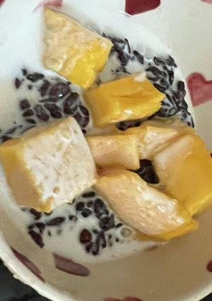 黒餅米プディング-レシピのメイン写真
