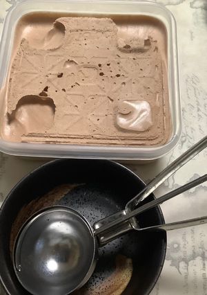 チョコレートアイスクリーム-レシピのメイン写真