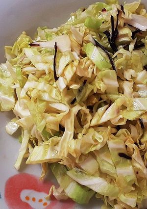 ごま油を生で活用❀刻みキャベツ和え-レシピのメイン写真