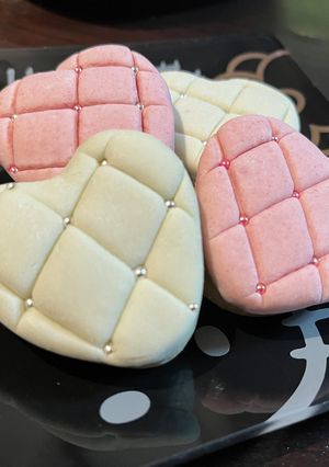 ピンクハートのふわふわマシュマロクッキー-レシピのメイン写真