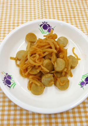 切り干し大根とソーセージのケチャップ煮-レシピのメイン写真
