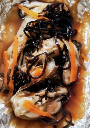 牡蠣と塩昆布のホイル焼き～めちゃ旨♡-レシピのメイン写真