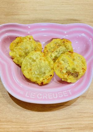離乳食後期|ひき肉入りさつまいもおやき-レシピのメイン写真