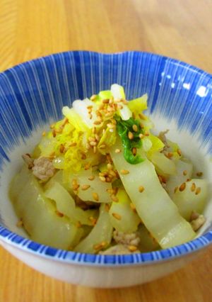 白菜とひき肉のさっぱり炒め-レシピのメイン写真