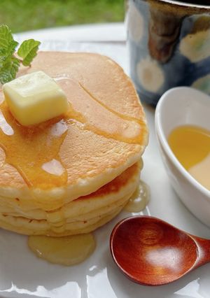 シークヮーサー入りパンケーキ-レシピのメイン写真