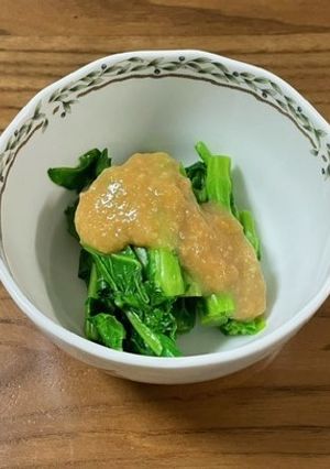 なばなの酢味噌和え-レシピのメイン写真