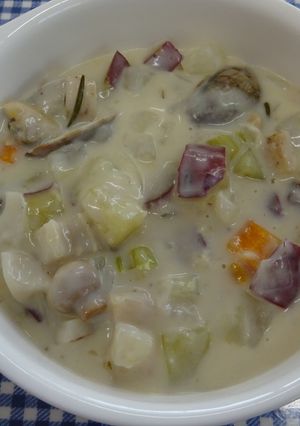 野菜たっぷりクラムチャウダー-レシピのメイン写真