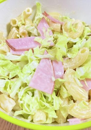 春キャベツのマカロニサラダ-レシピのメイン写真
