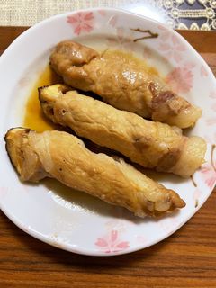 松茸の豚肉巻き-レシピのメイン写真