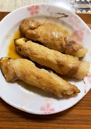 松茸の豚肉巻き-レシピのメイン写真