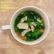 食べるスープ 菜の花のペペロンチーノ風