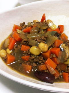 野菜カットだけ頑張る豆缶カレー-レシピのメイン写真
