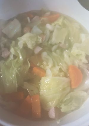 中学生女子が作る超簡単コンソメスープ-レシピのメイン写真