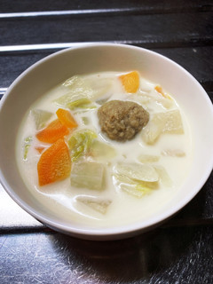 冬野菜がおいしい!具沢山のミルクスープ-レシピのメイン写真