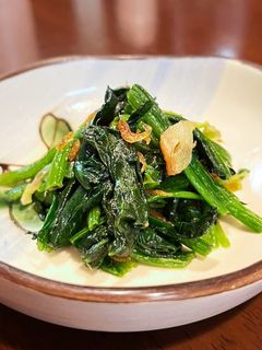 ほうれん草とあみえびの炒め物-レシピのメイン写真