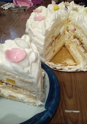21cmの生デコケーキ-レシピのメイン写真