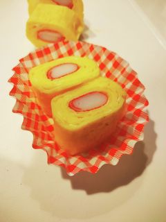 ふっくら美味しい✿カニカマの卵焼き-レシピのメイン写真