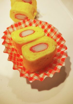 ふっくら美味しい✿カニカマの卵焼き-レシピのメイン写真